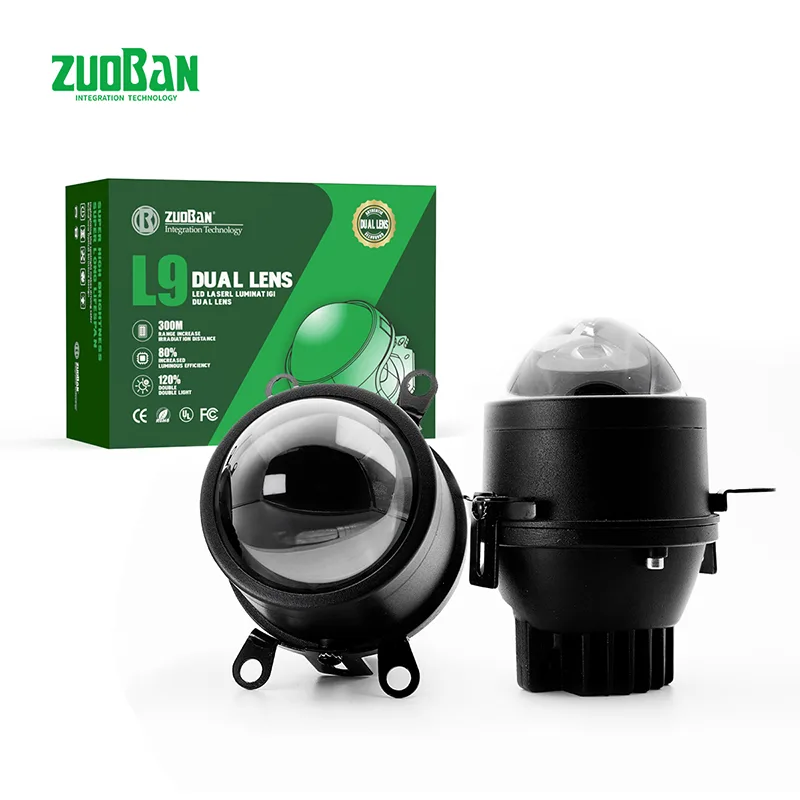 90W 3 انچ دوہری رنگ یونیورسل لینس فوگ لائٹ